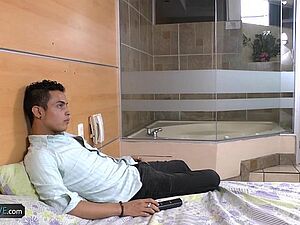 Rough sex Indian stepmom gets her ass nailed for the first time, pounded by Hindi dude's thick cock