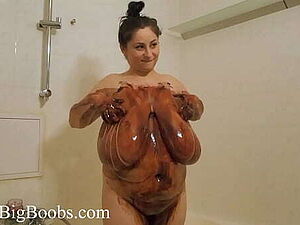 Blonde amateur gets fucked by a huge black cock