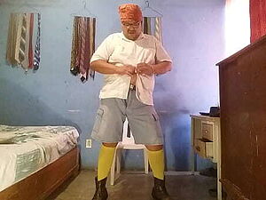 Indian BBW Masturbation Using Big Dildo